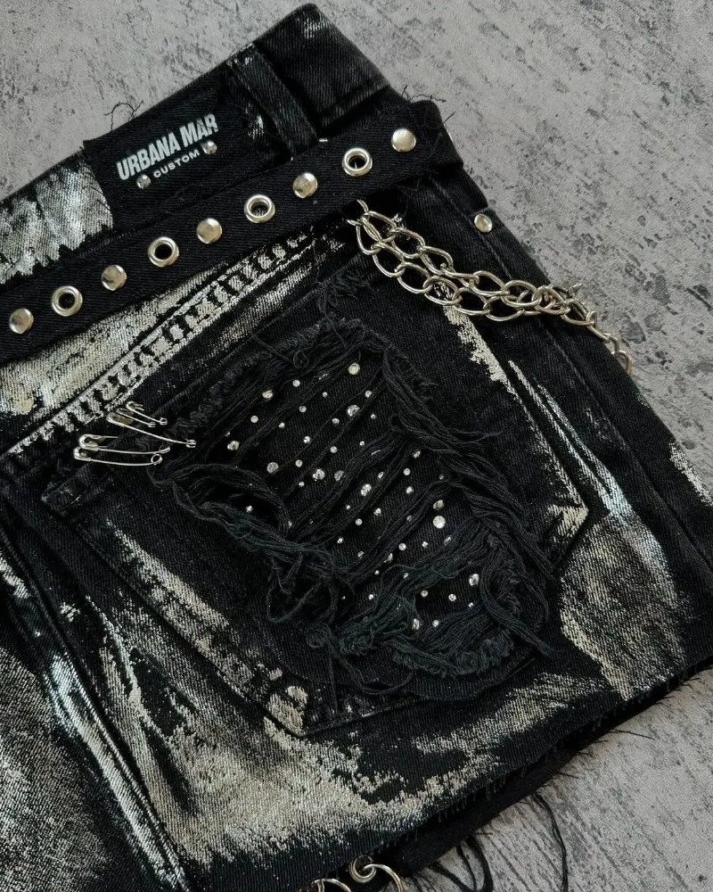 Y2K Black Mini Skirt
