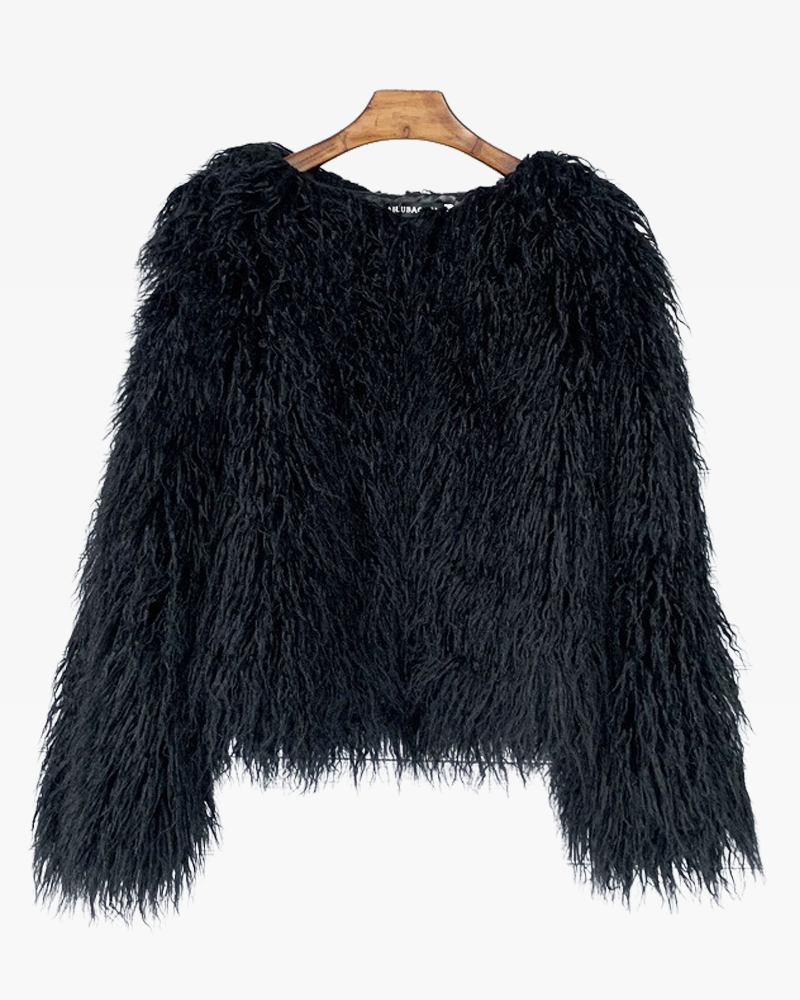 Y2K Faux Fur Jacket