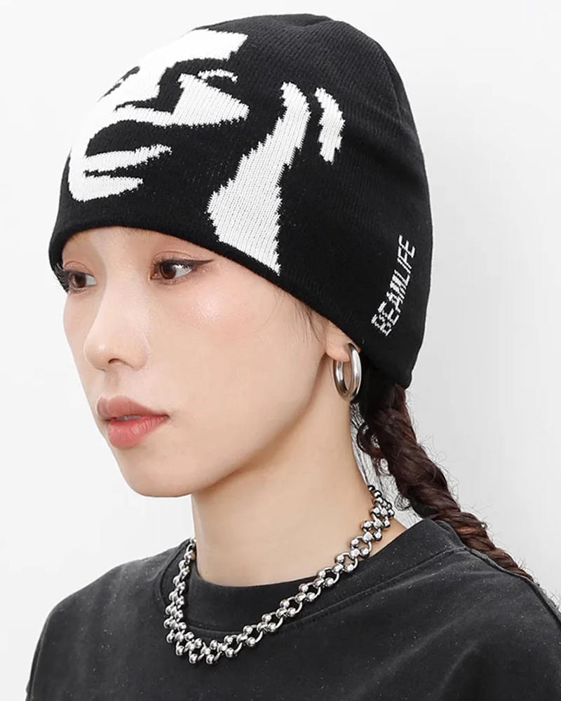 Y2K Scream Beanie