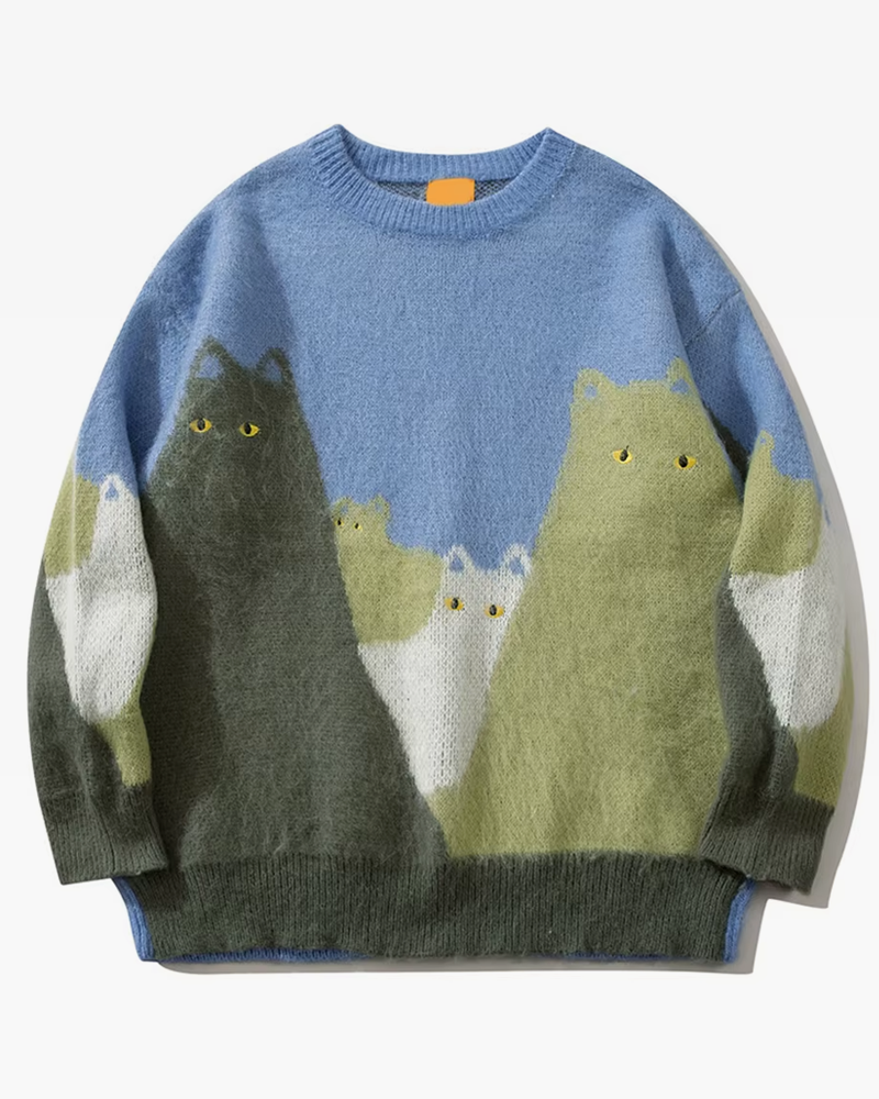 Cat Knit Sweater