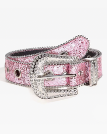 Y2K Rhinestone Belt