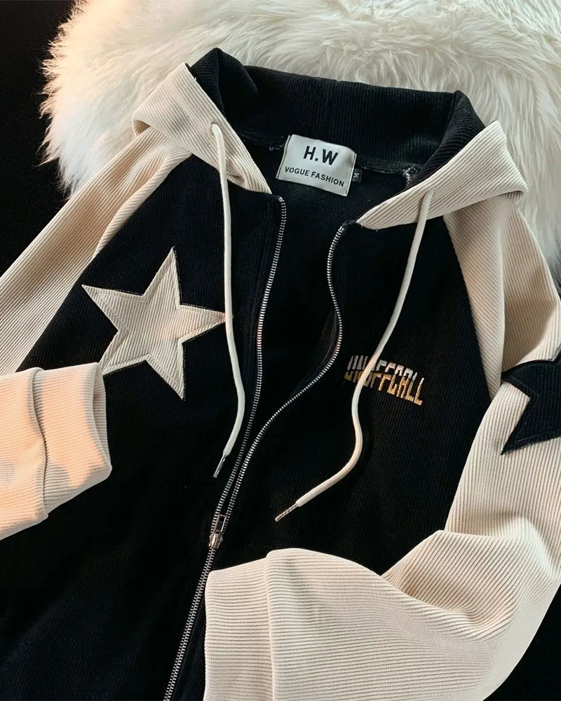 Star Hoodie Y2K