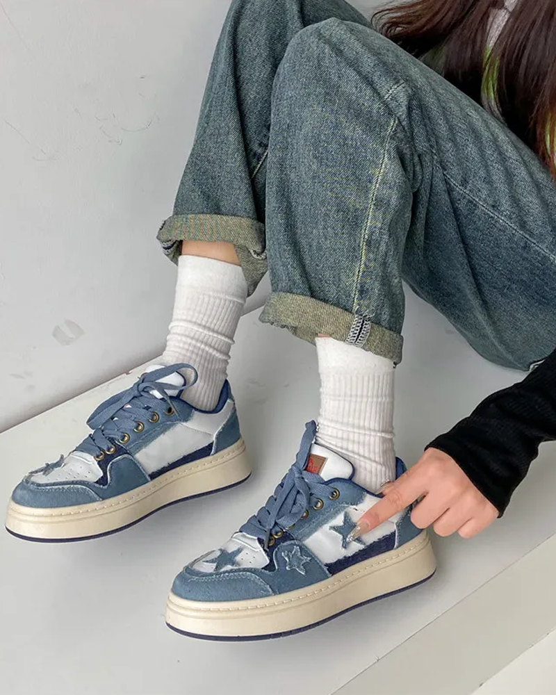 Denim Sneakers Women