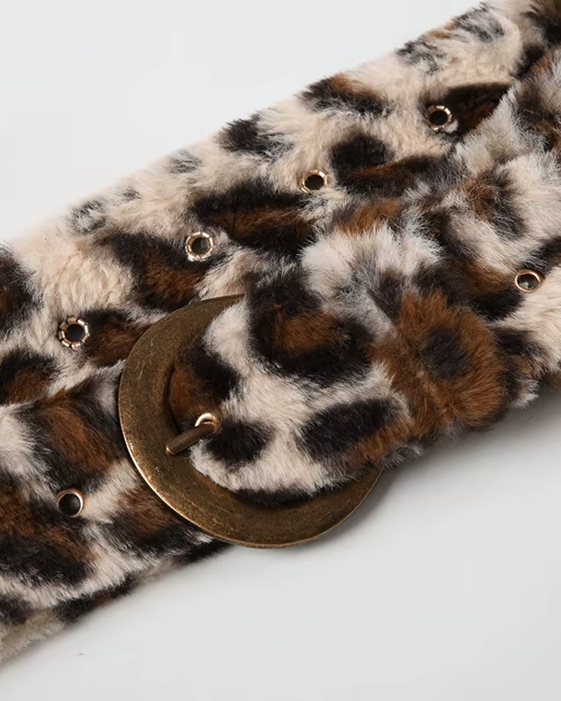 Y2K Fur Belt