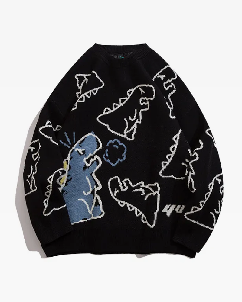 Dinosaur Sweater | Y2K Wave