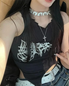 Spider Web Tank Top