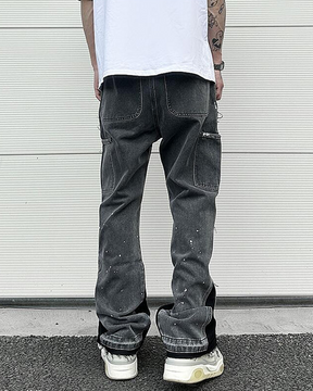 Patchwork Jeans Mens