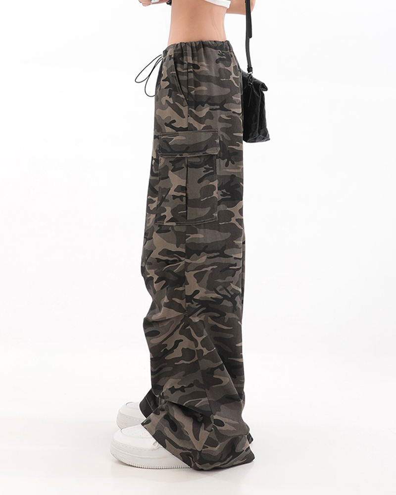 Camo Baggy Jeans Women