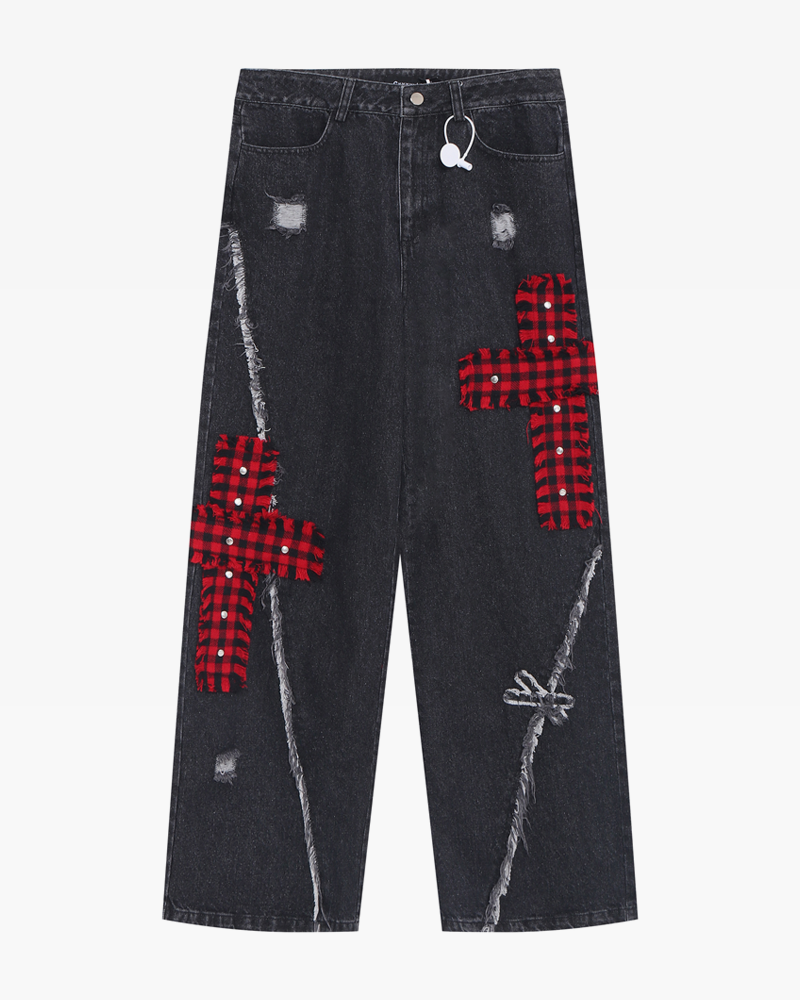 Jeans With Crosses