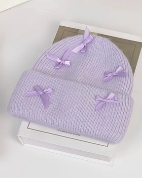 Beanie With Bows