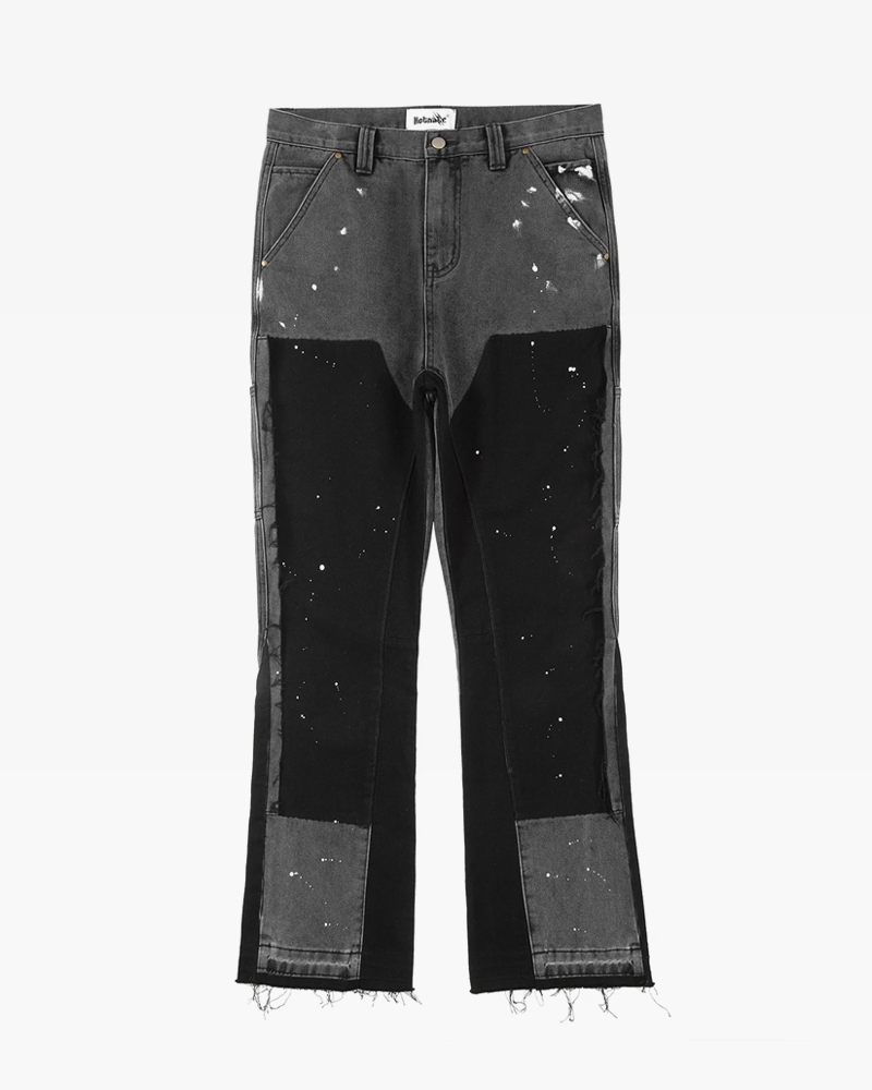 Patchwork Jeans Mens