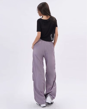 Purple Parachute Pants