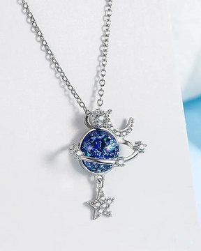 Necklace With Stars And Moon