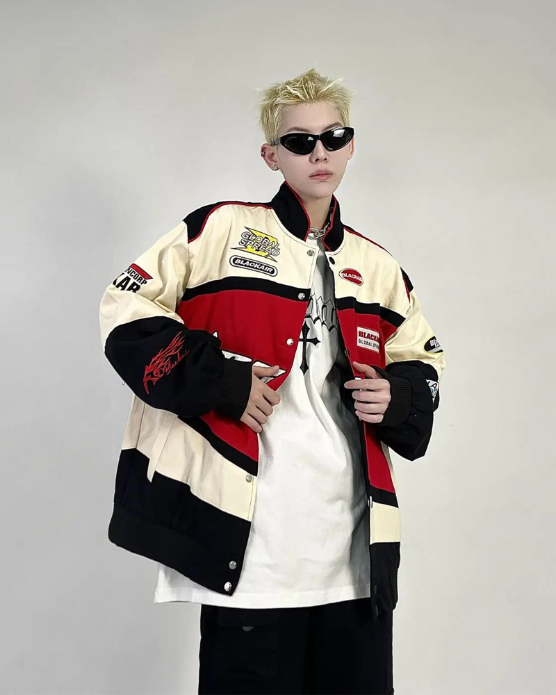 Vintage Racing Jacket | Y2K Wave