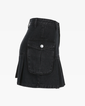 Black Y2K Skirt