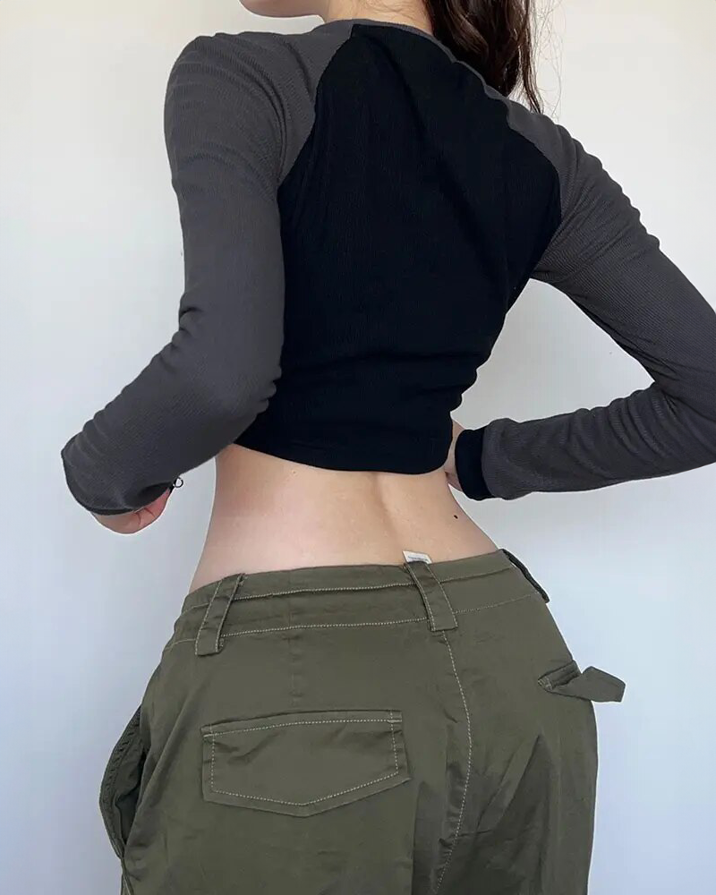 Zip Crop Top