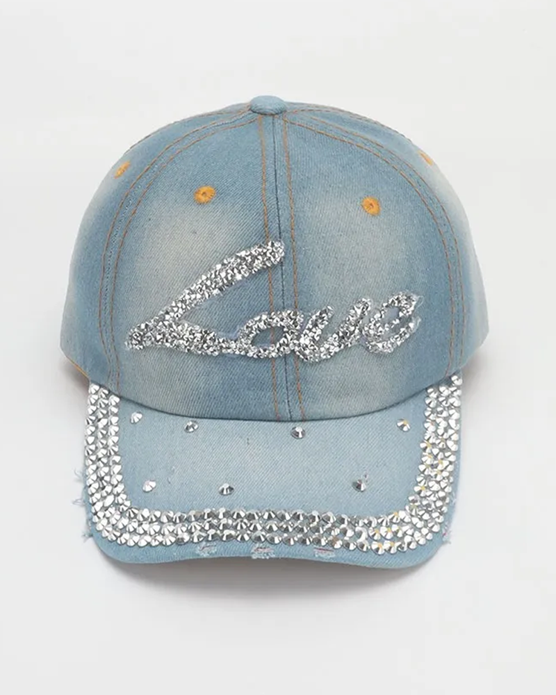 Baseball Cap Rhinestones