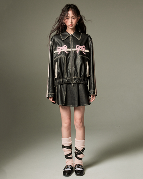 Y2K Leather Jacket | Y2K Wave Y2K Leather Jacket | Y2K Wave
