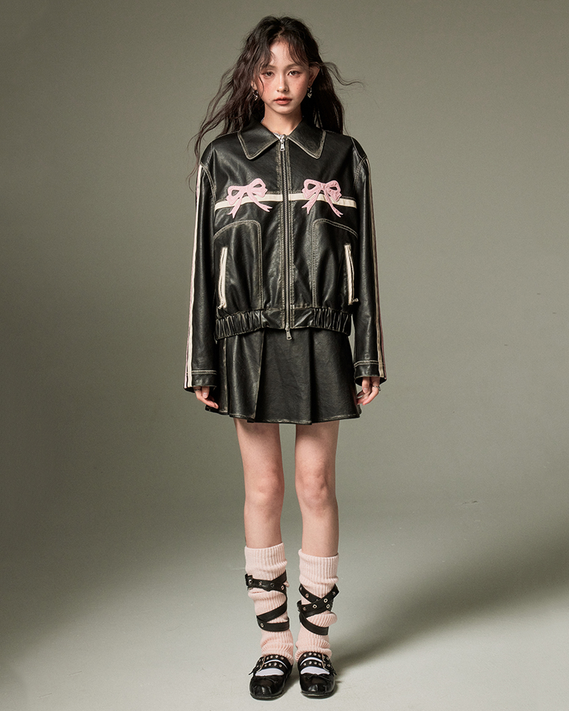 Y2K Leather Jacket | Y2K Wave Y2K Leather Jacket | Y2K Wave