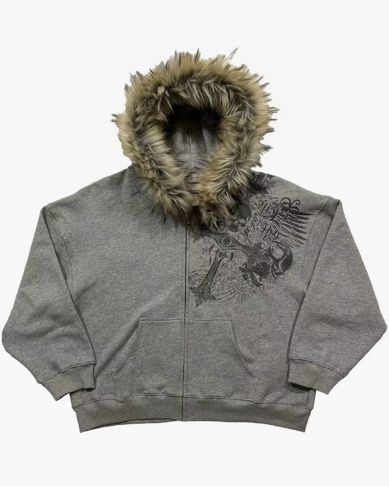Fur Hood Hoodie