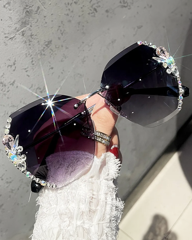 Women's Sunglasses With Rhinestones