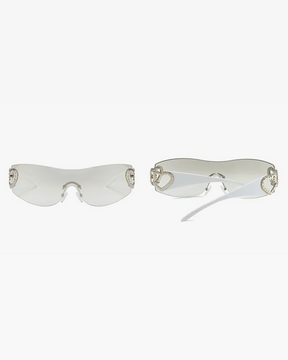 Rimless Heart Sunglasses