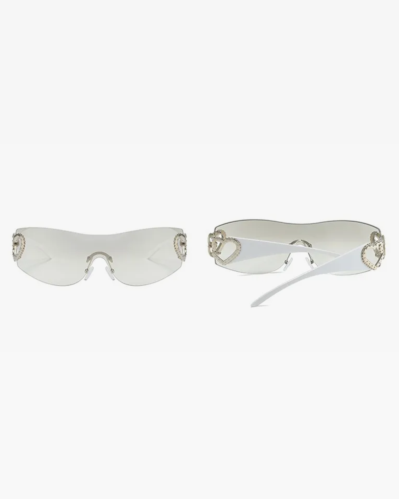 Rimless Heart Sunglasses