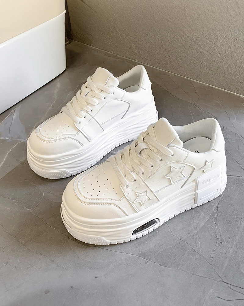 Star Platform Sneakers Y2K Wave