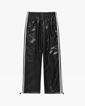 Leather Jogger Pants Mens