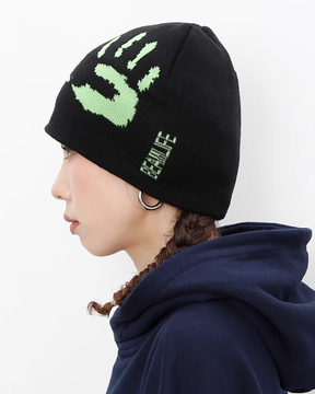 Black And Green Beanie