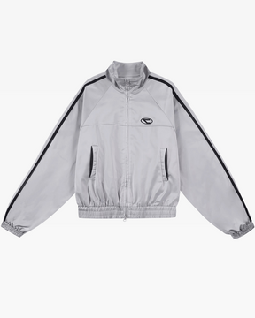 Silver Track Jacket | Y2K Wave Silver Track Jacket | Y2K Wave