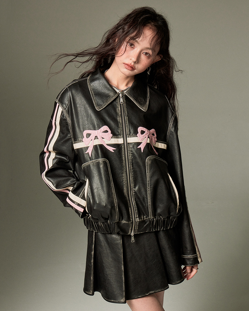 Y2K Leather Jacket | Y2K Wave Y2K Leather Jacket | Y2K Wave