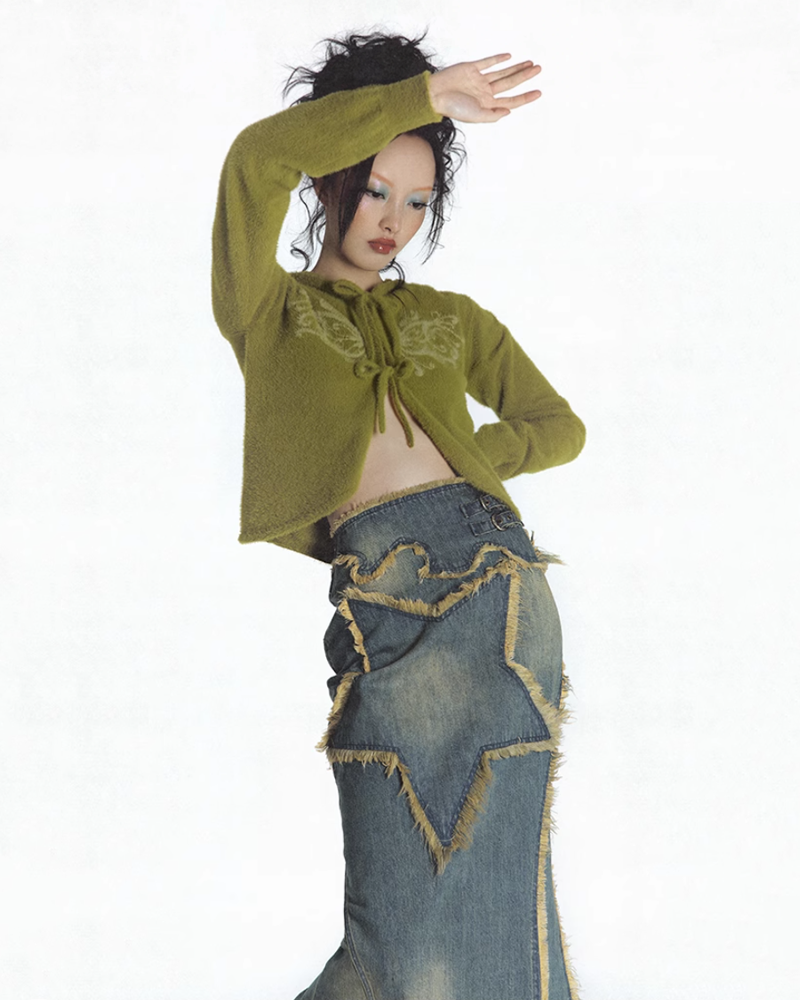 Y2K Long Skirt