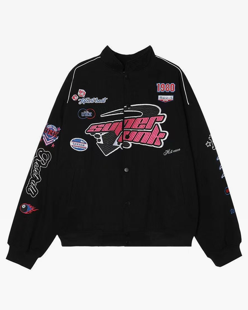 Vintage Racer Jacket | Y2K Wave