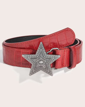 Red Y2K Belt