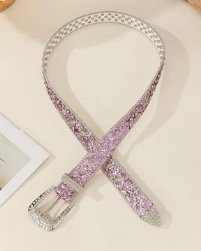 Pink Rhinestone Belt