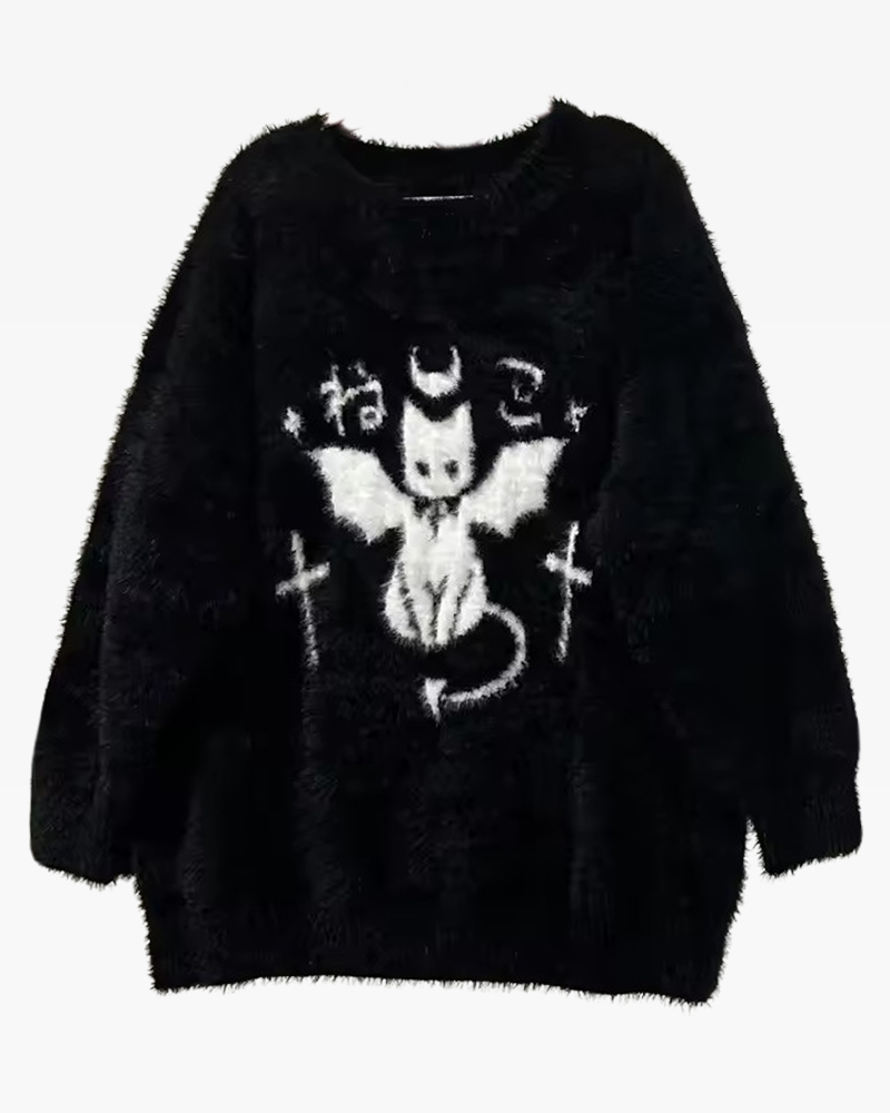 Goth Knitted Sweater