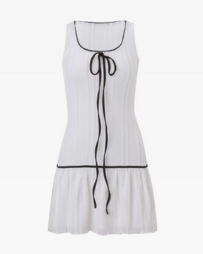 Elegant White Mini Dress