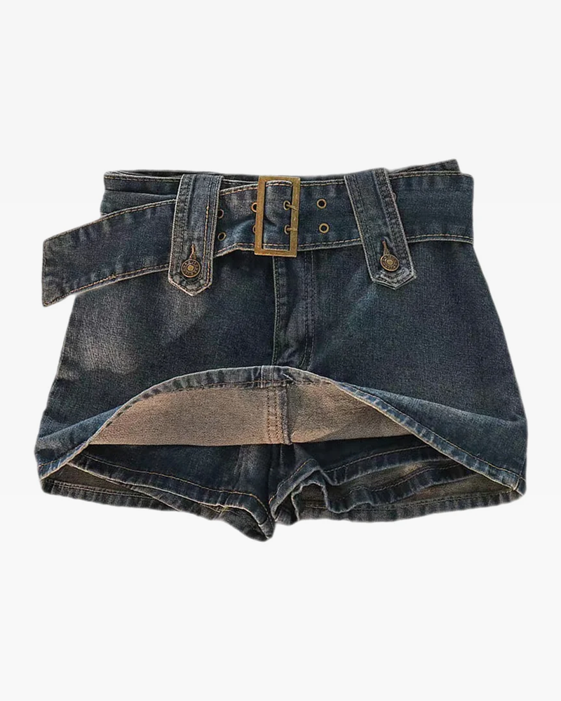 Mini Denim Skirt Y2K