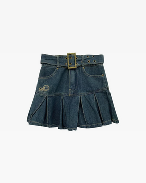 Dark Blue Denim Skirt