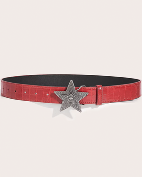 Red Y2K Belt