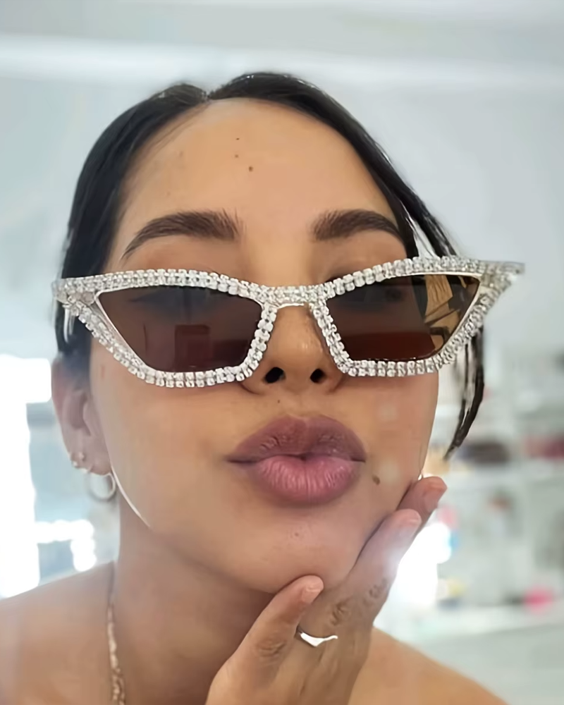 Sunglasses With Rhinestones