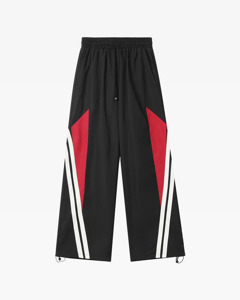 Black And Red Track Pants