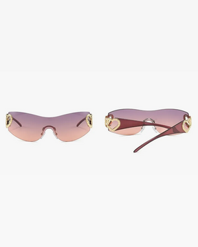 Rimless Heart Sunglasses