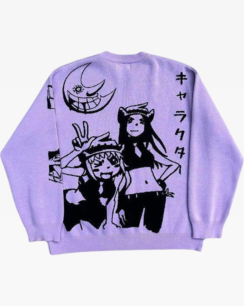 Soul Eater Sweater Y2K Wave