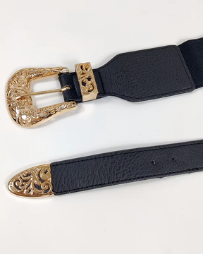 Double Buckle Western Belt