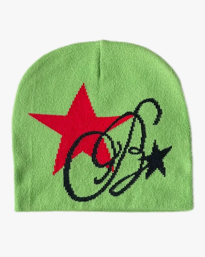 Y2K Star Beanie