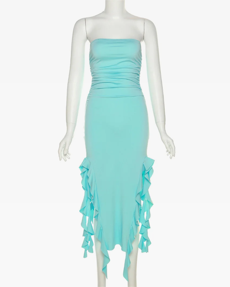 Y2K Ruffle Dress