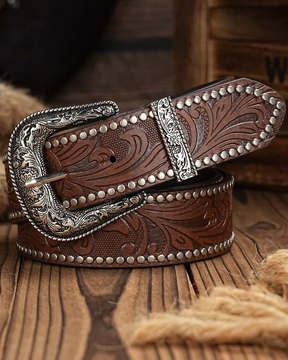 Studded Western Belt