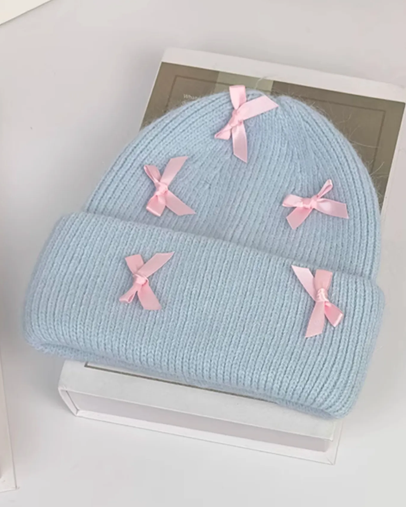 Beanie With Bows